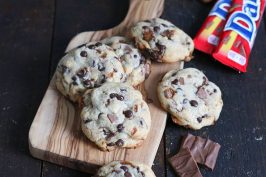 Browned Butter Daim Cookies | Bake to the roots