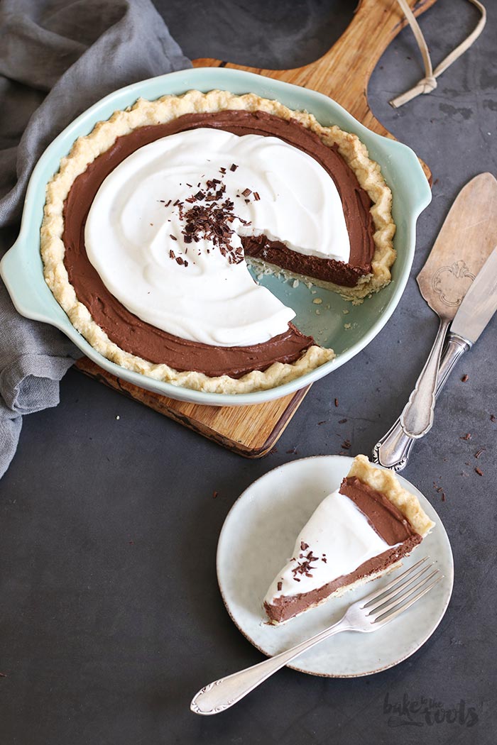 Vegan Chocolate Coconut Cream Pie | Bake to the roots