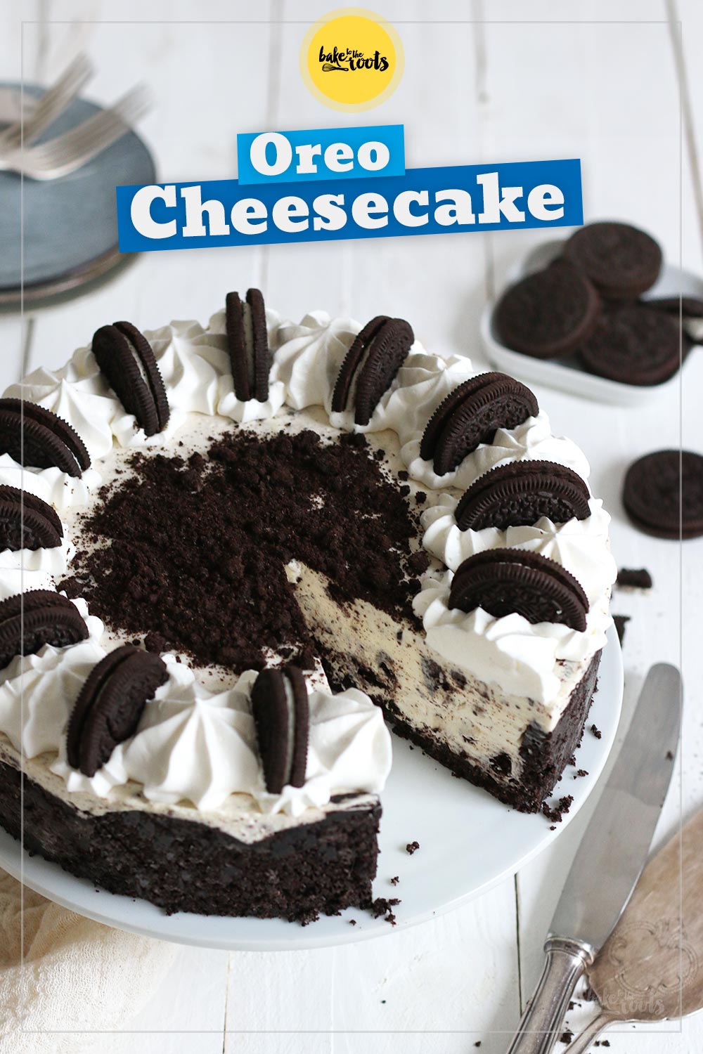 No-Bake Oreo Cheesecake | Bake to the roots