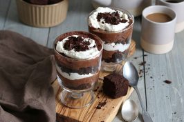 Mini Brownie Chocolate Mousse Trifles | Bake to the roots