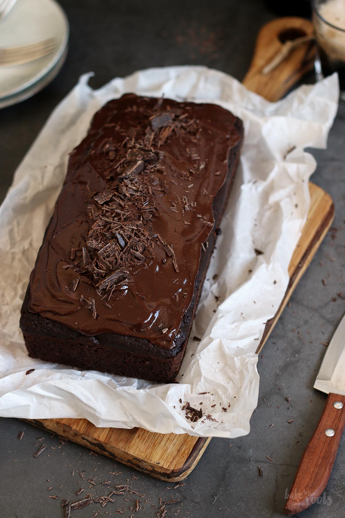 Guinness Chocolate Cake with Sour Cream Glaze | Bake to the roots