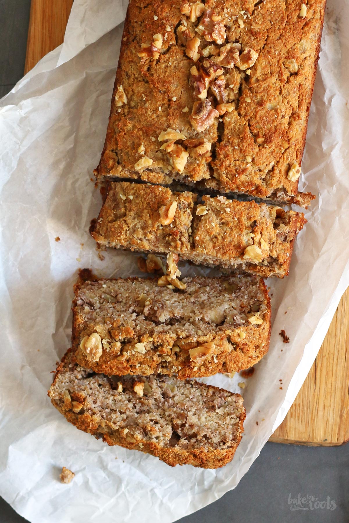 Coconut Banana Bread (flourless & sugar-free) | Bake to the roots
