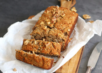 Coconut Banana Bread (flourless & sugar-free) | Bake to the roots