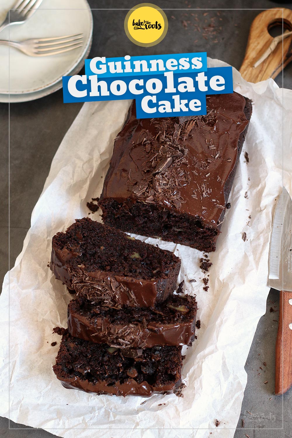 Guinness Chocolate Cake with Sour Cream Glaze | Bake to the roots