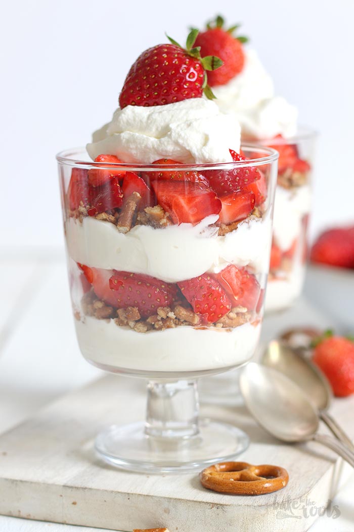 Strawberry Pretzel Trifle | Bake to the roots