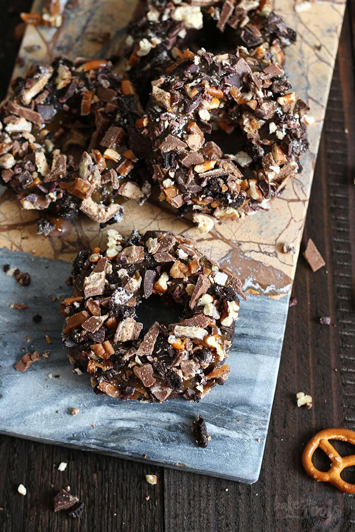 Trash Can Chocolate Donuts | Bake to the roots