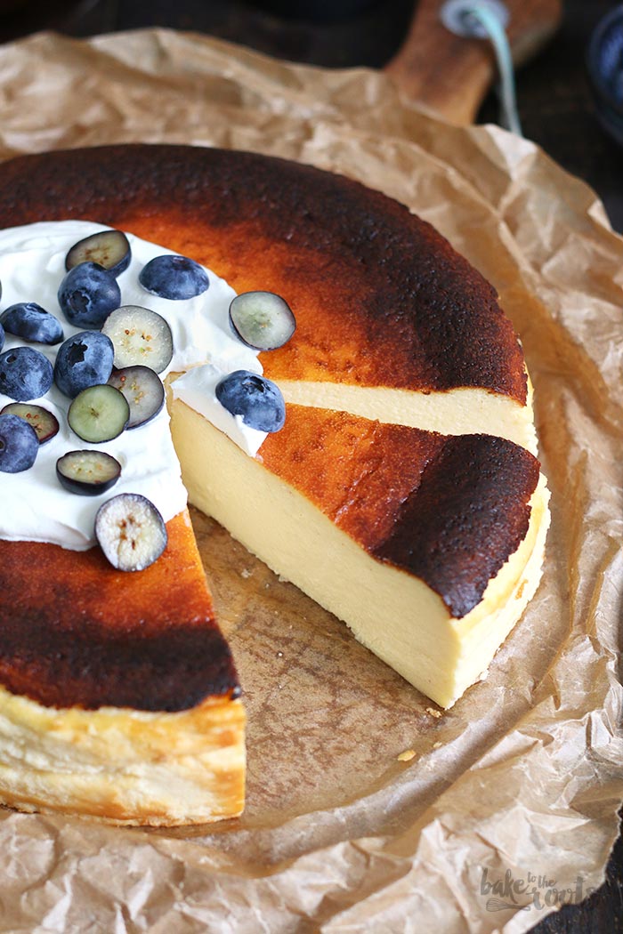 Basque Burnt Cheesecake | Bake to the roots
