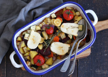 Ofengemüse mit Halloumi | Bake to the roots