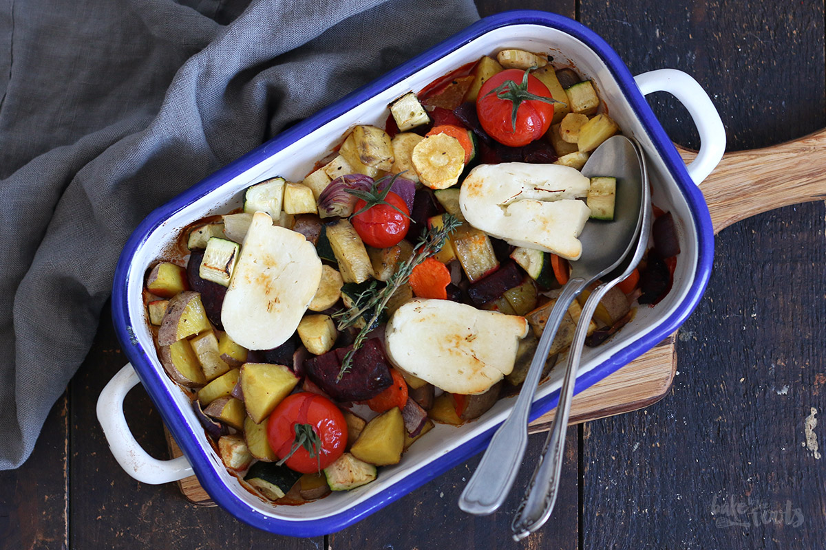 Ofengemüse mit Halloumi | Bake to the roots