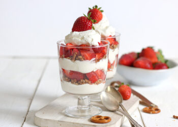 Strawberry Pretzel Trifle | Bake to the roots