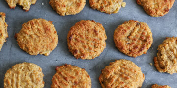 Peanut Butter Banana Bread Cookies | Bake to the roots