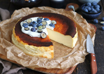 Basque Burnt Cheesecake | Bake to the roots