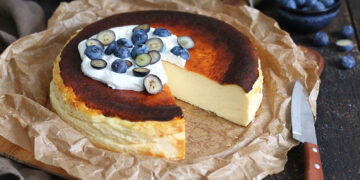 Basque Burnt Cheesecake | Bake to the roots
