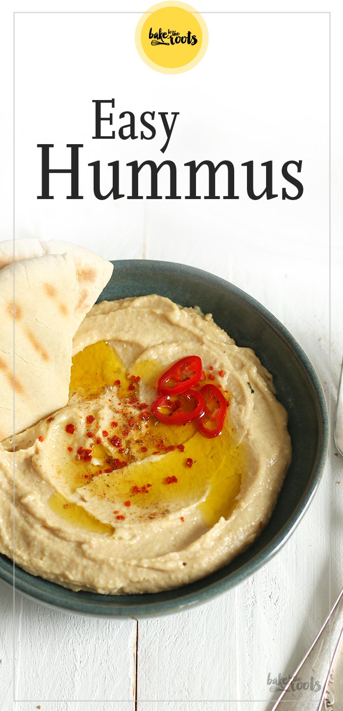 Easy Hummus | Bake to the roots