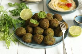 Falafel with Easy Hummus | Bake to the roots