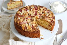 Almond Rhubarb Cake | Bake to the roots