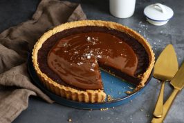 Oreo Salted Caramel Chocolate Tart | Bake to the roots