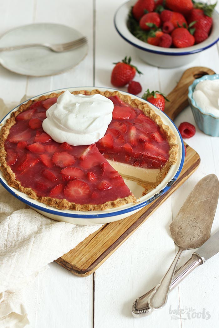 Erdbeeren Cheesecake Pie