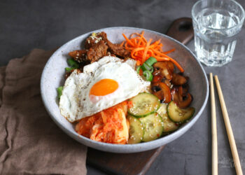 Korean Bibimbap with Pork | Bake to the roots