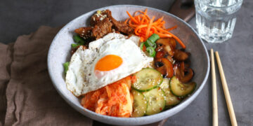 Korean Bibimbap with Pork | Bake to the roots