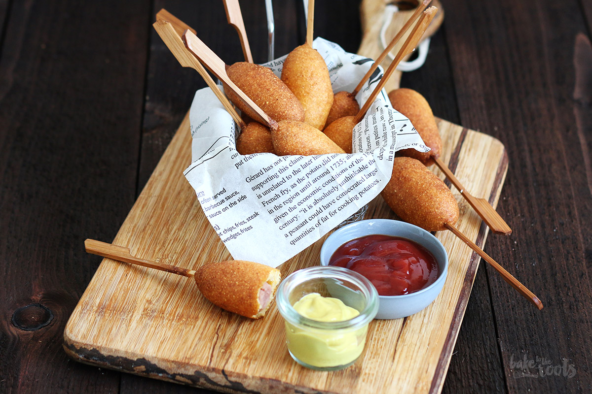 Mini Corn Dogs | Bake to the roots