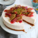 No-Bake Roasted Rhubarb Biscoff Cheesecake | Bake to the roots
