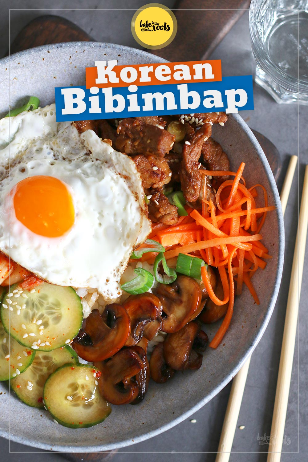 Korean Bibimbap with Pork | Bake to the roots