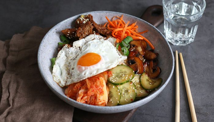 Korean Bibimbap with Pork | Bake to the roots