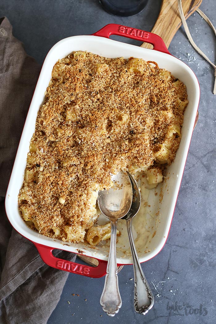 Mac'n'Cheese with Panko Topping | Bake to the roots