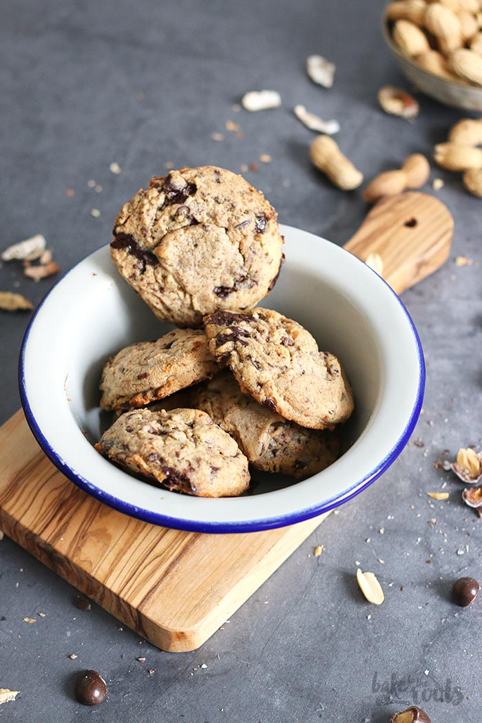 Peanut Chocolate Cookies | Bake to the roots