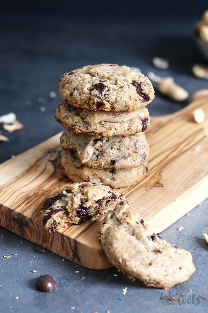 Peanut Chocolate Cookies | Bake to the roots