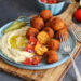 Sweet Potato Falafel with Hummus | Bake to the roots