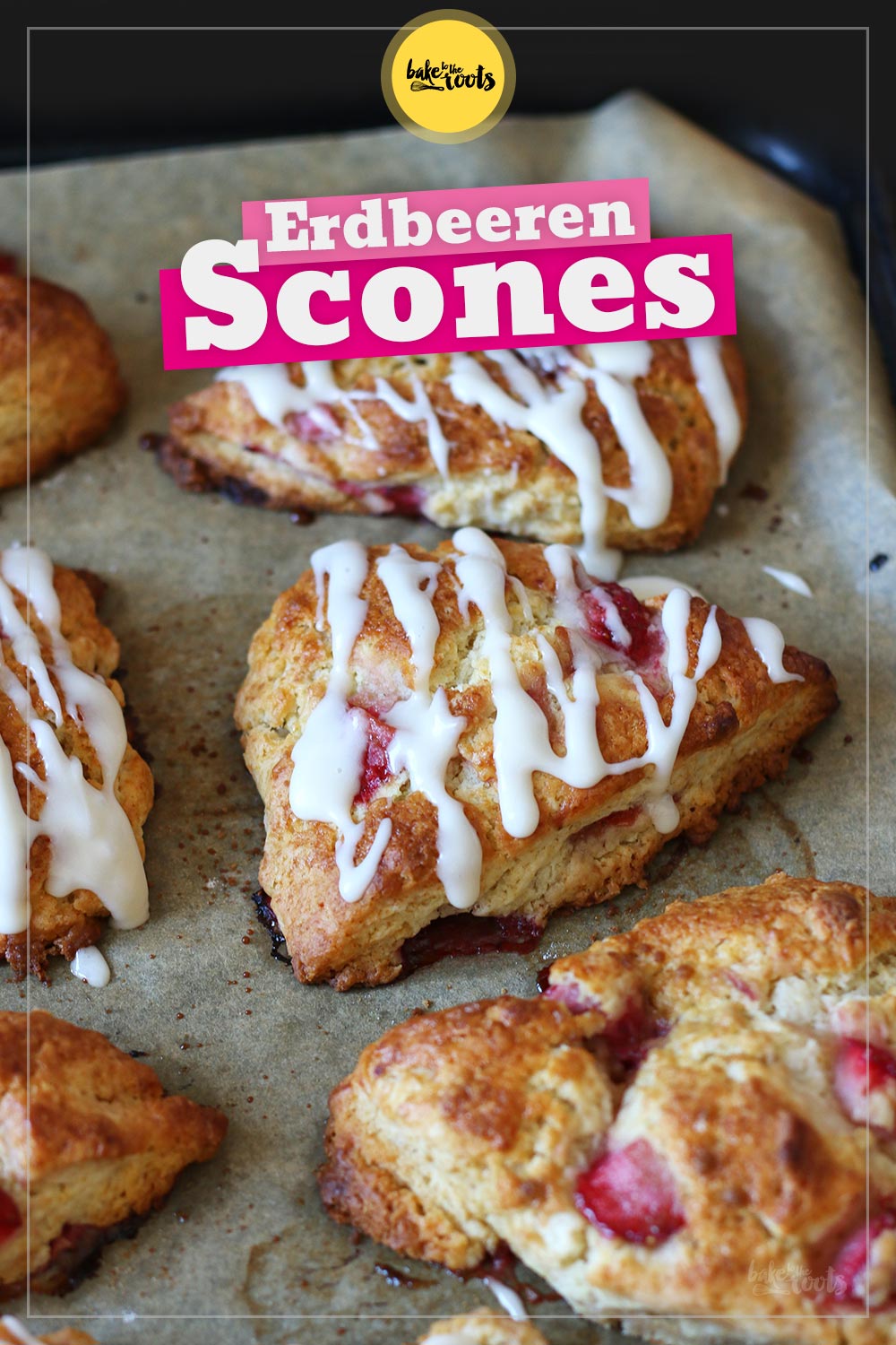 Erdbeeren Scones | Bake to the roots