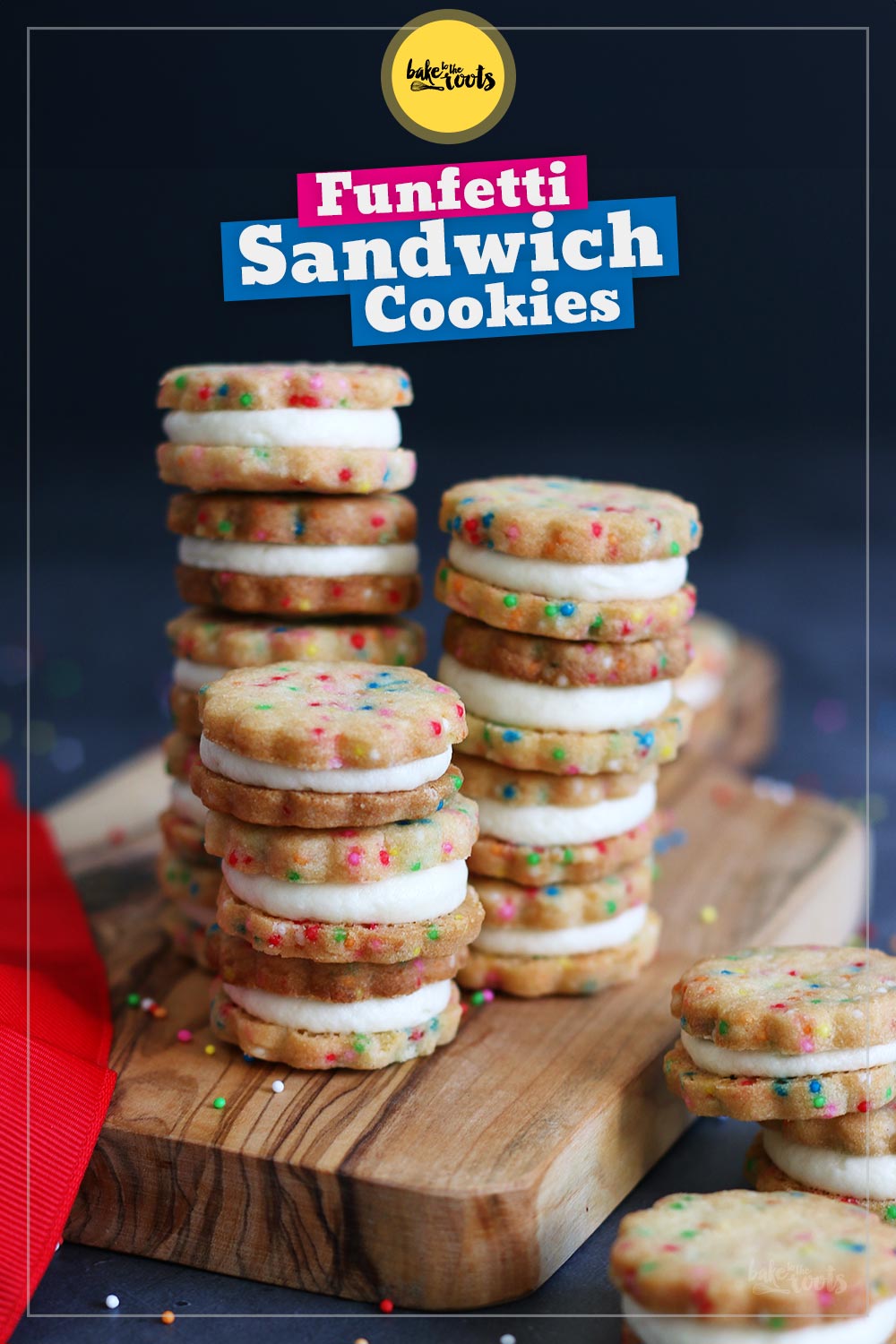 Funfetti Sandwich Cookies | Bake to the roots