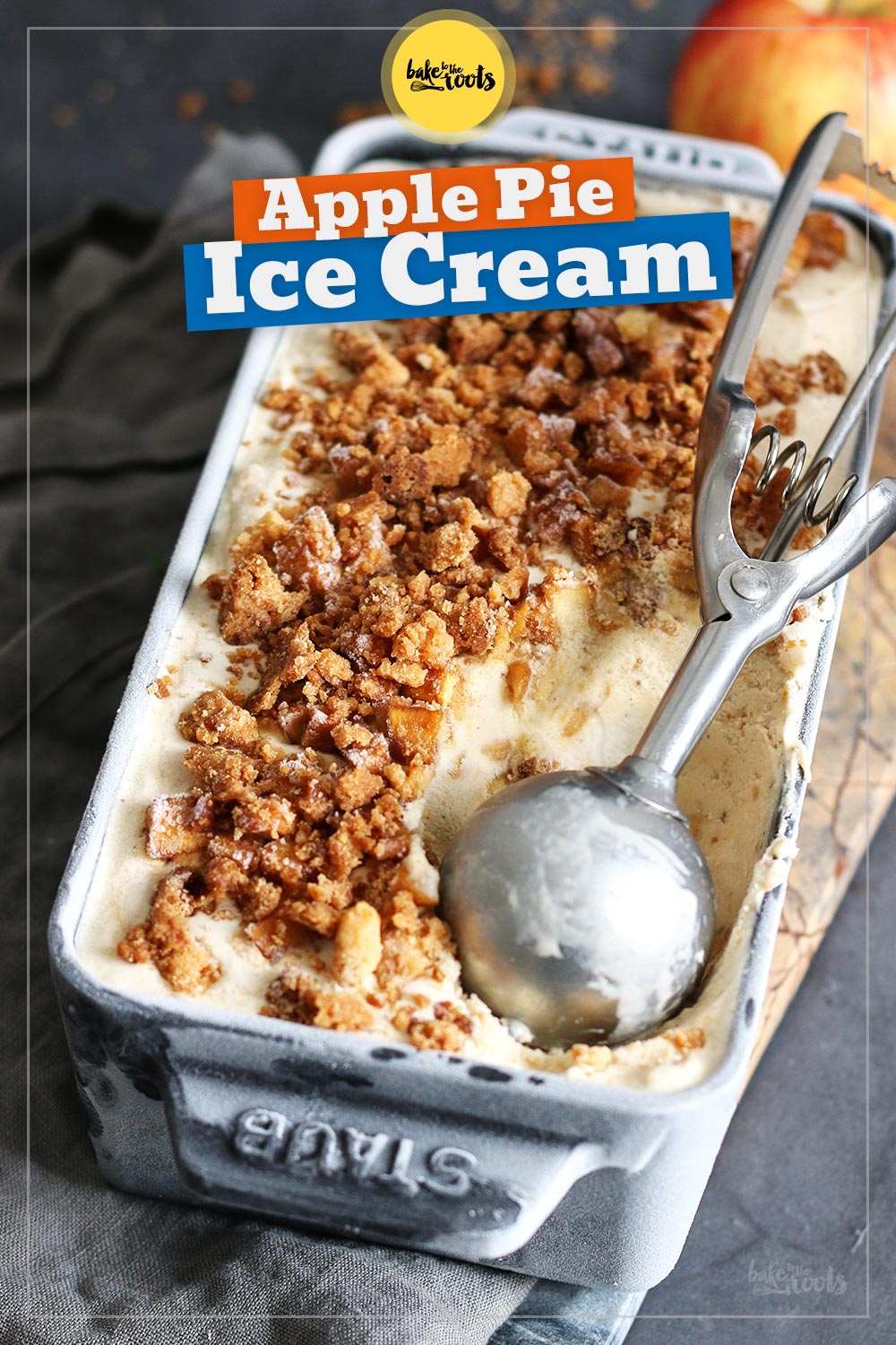 Apple Pie Ice Cream | Bake to the roots