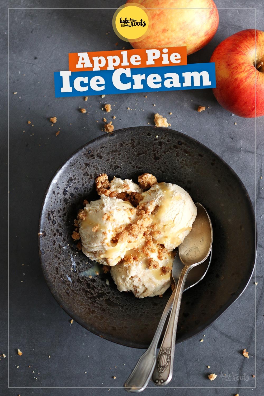 Apple Pie Ice Cream | Bake to the roots