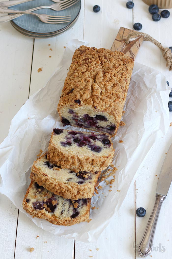 Blueberry Streusel Loaf Cake | Bake to the roots