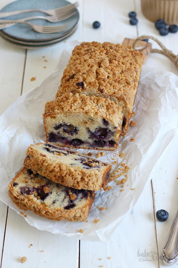 Blueberry Streusel Loaf Cake | Bake to the roots