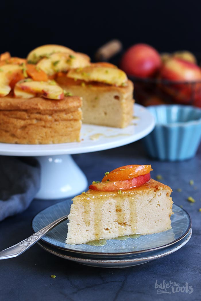 Ricotta Cheesecake with Nectarines and Apricots | Bake to the roots
