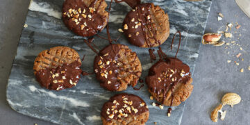 Dates Peanut Butter Cookies | Bake to the roots