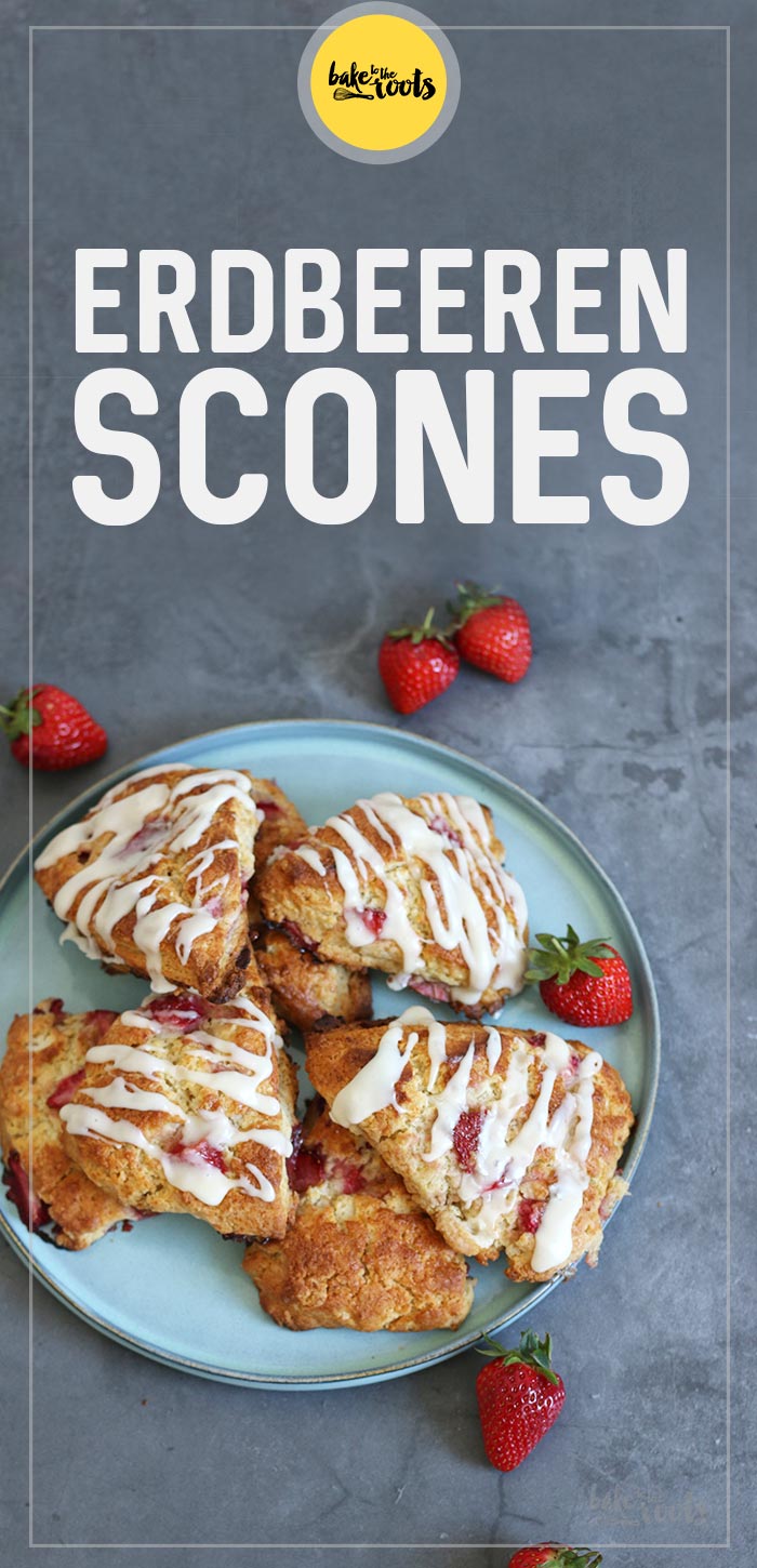 Erdbeeren Scones | Bake to the roots