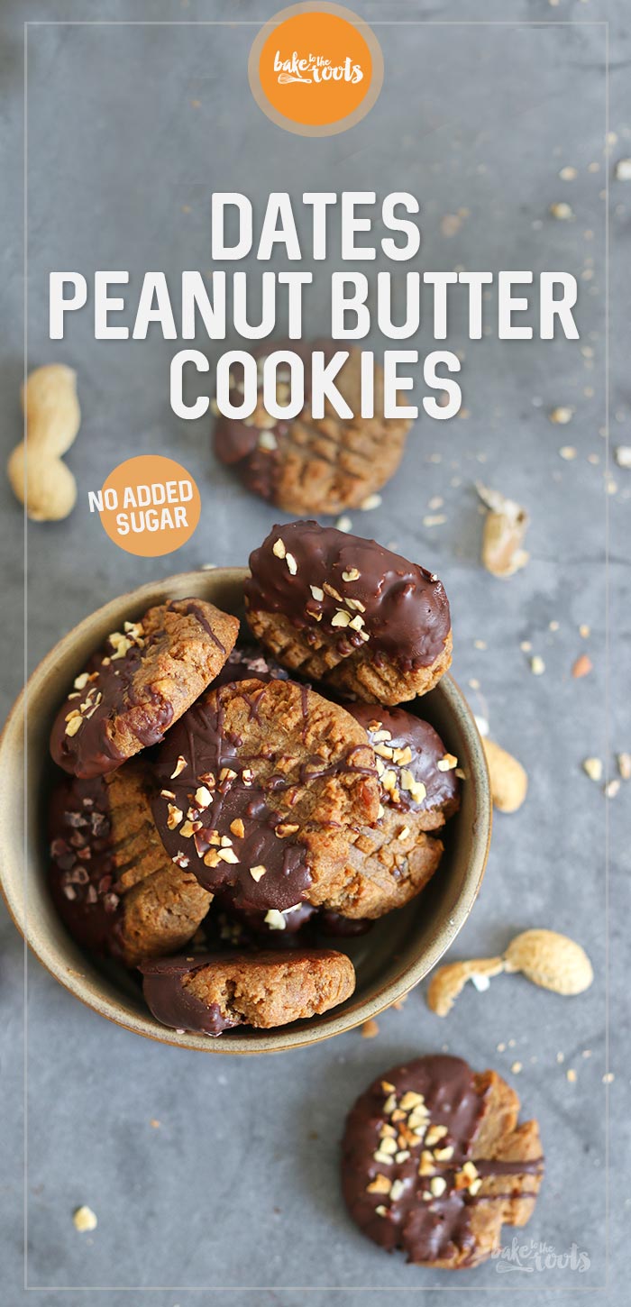 Dates Peanut Butter Cookies | Bake to the roots