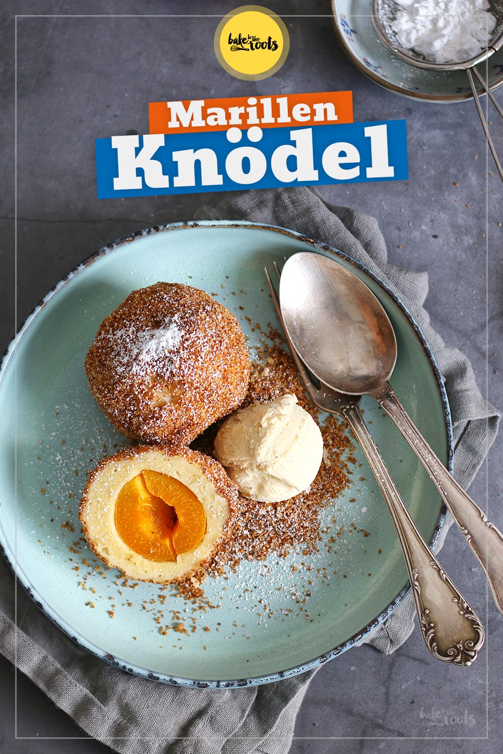 Sweet Apricot Dumplings aka. Marillenknödel | Bake to the roots