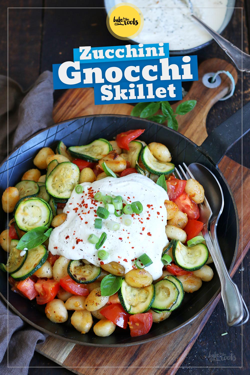 Gnocchi Zucchini Skillet | Bake to the roots