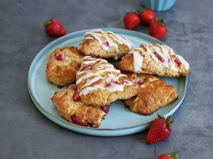 Strawberry Scones | Bake to the roots
