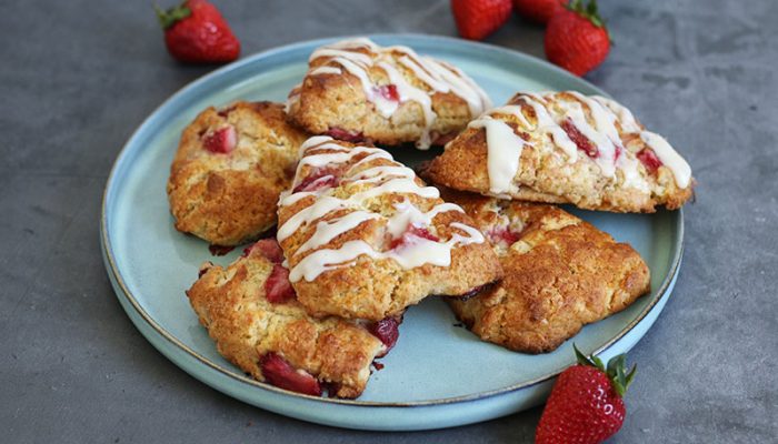 Strawberry Scones | Bake to the roots