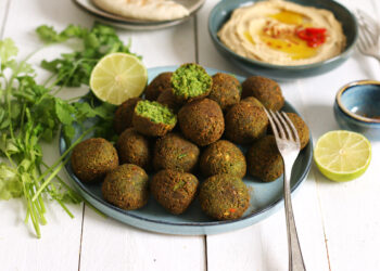 Falafel with Easy Hummus | Bake to the roots