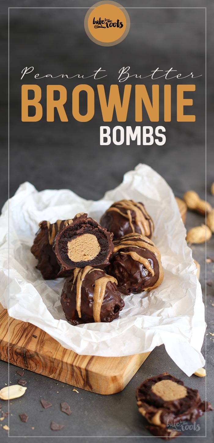 Peanut Butter Brownie Bombs | Bake to the roots