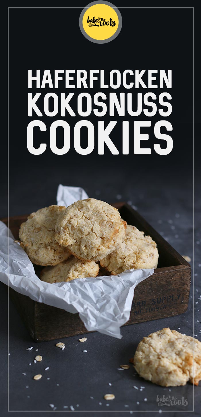 Haferflocken Kokosnuss Cookies (glutenfrei & zuckerfrei) | Bake to the roots