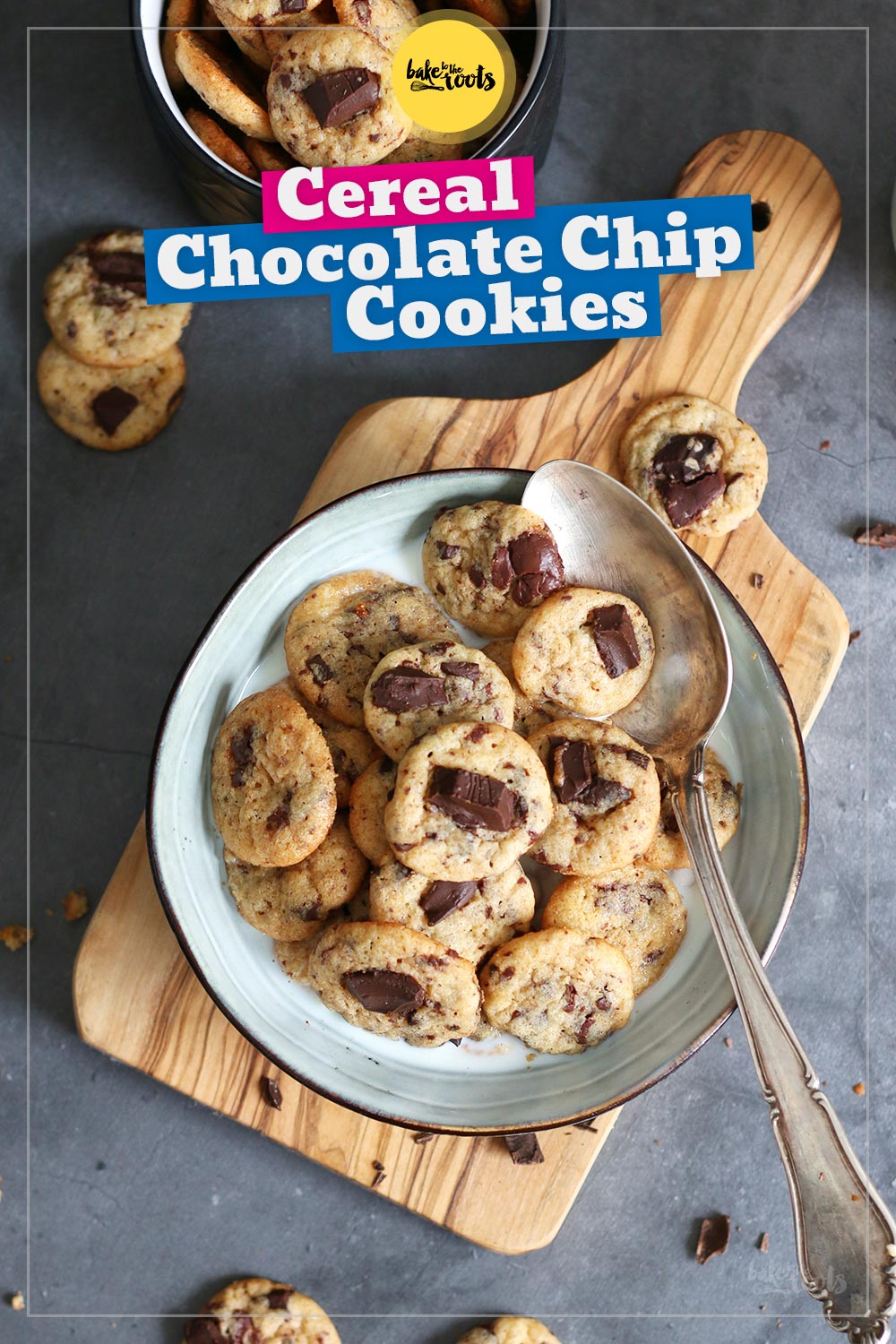 Cereal Browned Butter Chocolate Chip Cookies | Bake to the roots